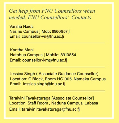 Counsellors' contact details